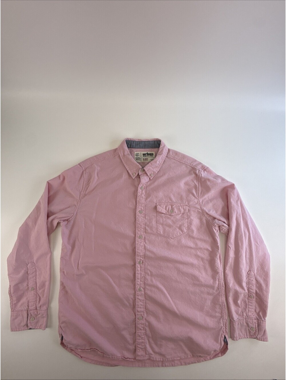 Urban Pipeline Men's XL Pink Button-Up w/ Pocket